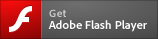 Adobe Flash Playerのダウンロードサイトへ